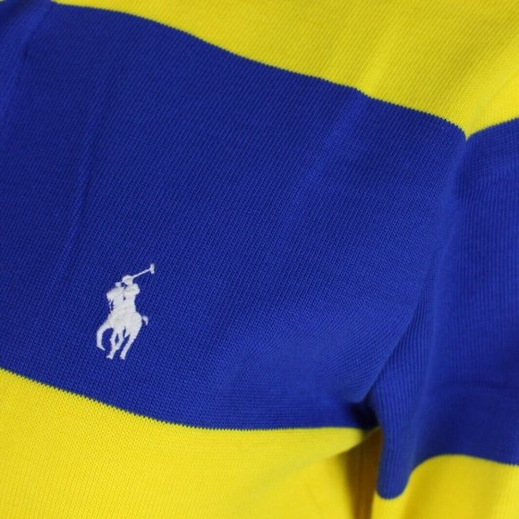 NWT! Polo Ralph Lauren Women's Striped Jersey Rugby Long Sleeve Shirt - Picture 4 of 6